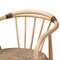 Baxton Studio Kyoto Modern Bohemian Natural Brown Rattan Dining Chair 224-12832-ZORO - alternate 7